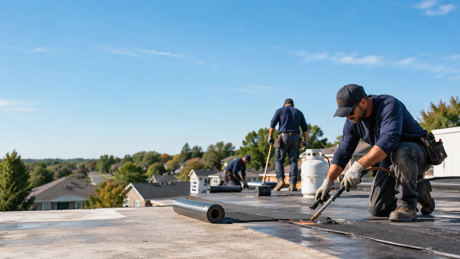 Flat Roof Leak Repair providers in Askov, MN